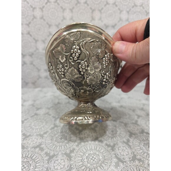 Vintage‎ Corbelle & Co Silverplate Goldwash Handled Basket Dish Opulance 60's - Picture 5 of 7